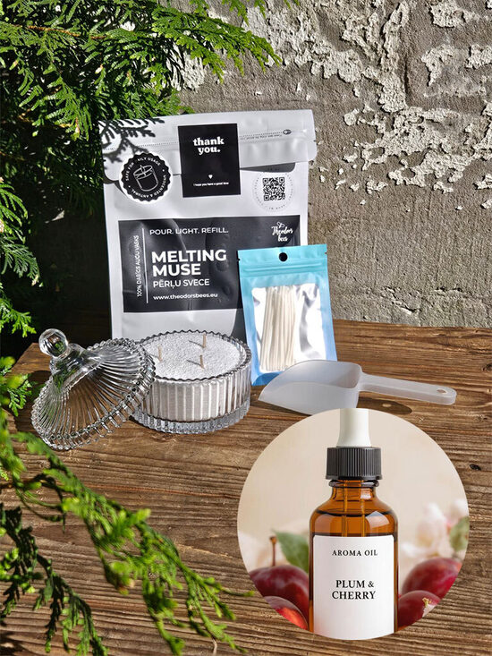 Aroma set Pearled Wax Set · 600 g + Aroma Oil 10 ml